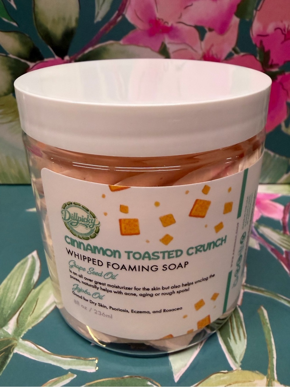 Aminnah x DillPicky Cinnamon Toasted Crunch Whipped Foaming Soap 8oz NWT